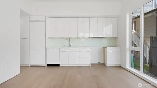 Entrance - Open Kitchen.