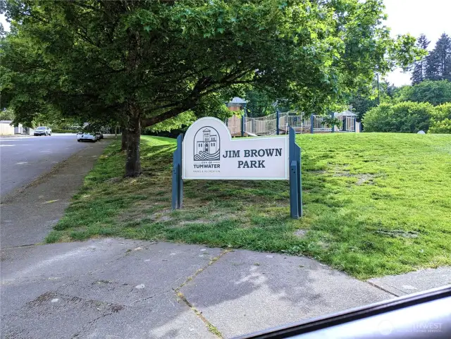 Jim Brown Tumwater City park