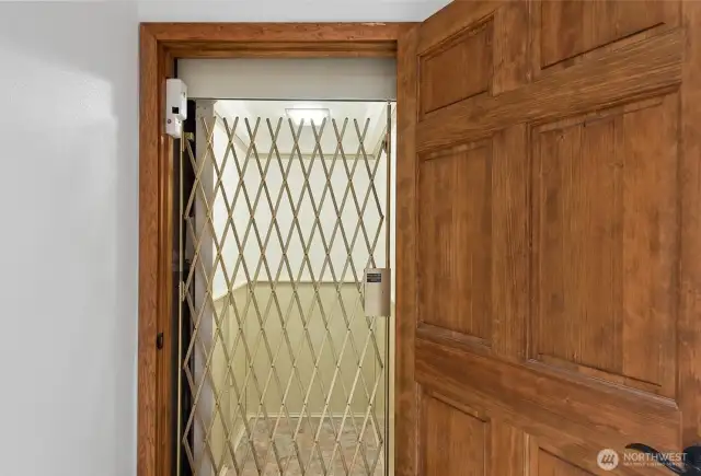 Private residential elevator for convenient access to all levels