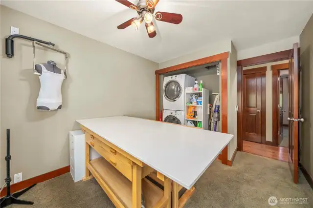 Upper laundry or bedroom