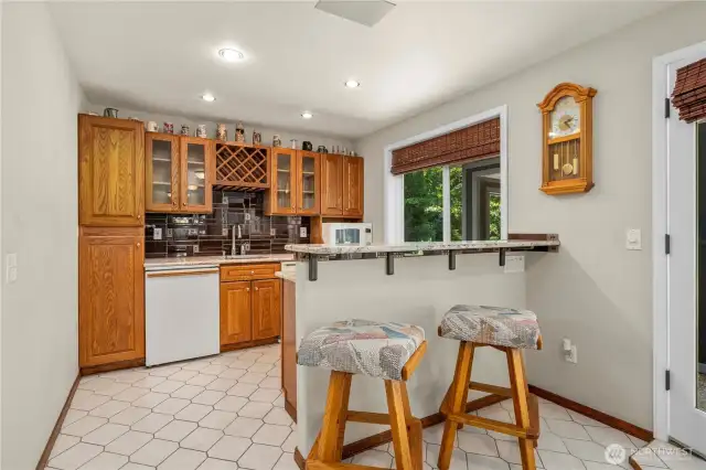Lower level kitchen