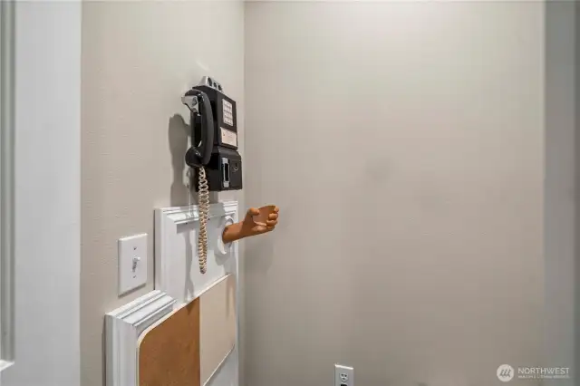 Lower level phone room