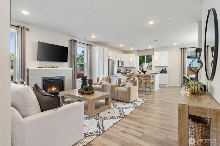 Disclaimer Secondary photos of same floor plan on different lot in different community: Photos are from another Warren, finishes, upgrades, and features may vary.