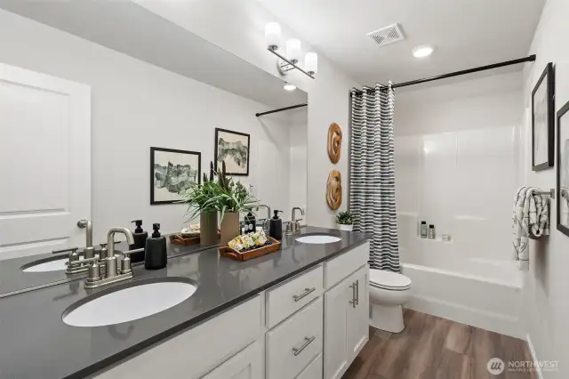 Disclaimer Secondary photos of same floor plan on different lot in different community: Photos are from another Warren, finishes, upgrades, and features may vary.