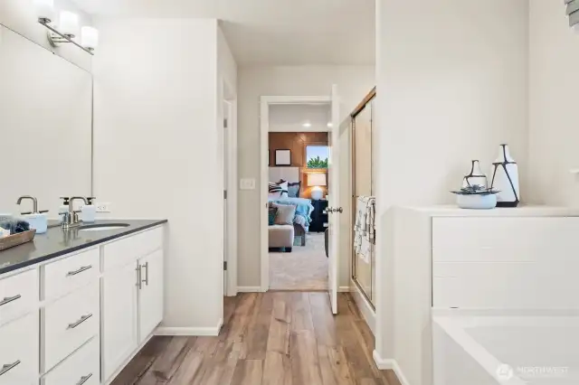 Disclaimer Secondary photos of same floor plan on different lot in different community: Photos are from another Warren, finishes, upgrades, and features may vary.