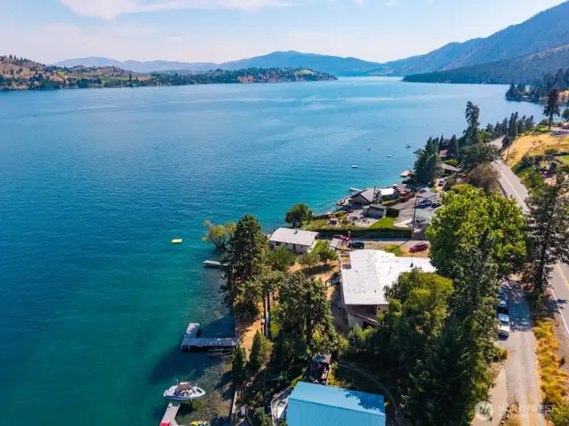 Down lake towards Chelan and Manson