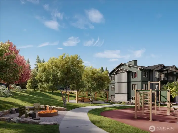 Photos, renderings, artist illustrations and plans may represent the community, amenities, or units. Actual features may vary.