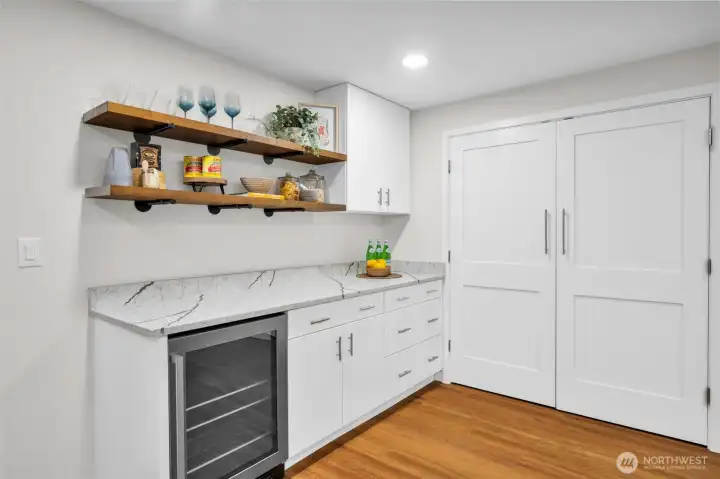 Dedicated beverage station.