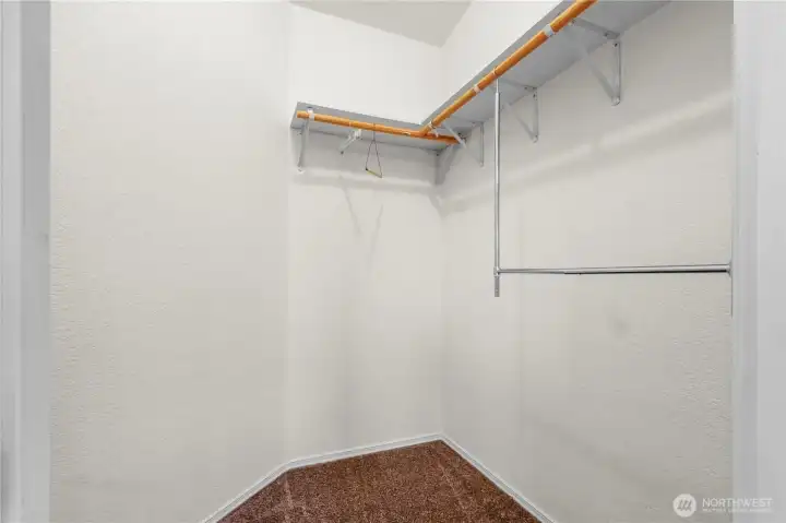 Primary bedroom closet