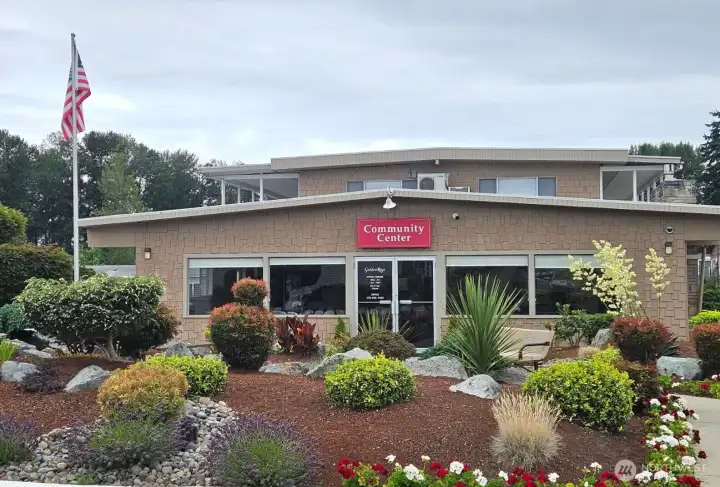 Golden Rose Park includes clubhouse, activities, riverfront area, hobby hut, and more.