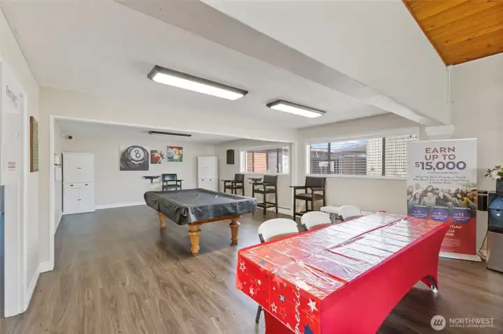 Another view inside the clubhouse.