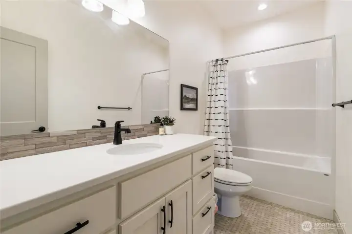 Hallway bathroom