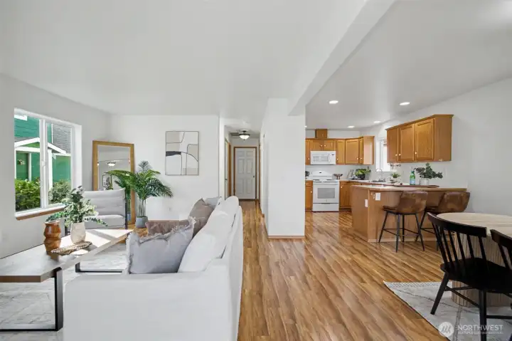 Bright and open living area with modern finishes.
