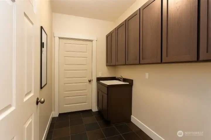utility room with garage access utility room with garage access