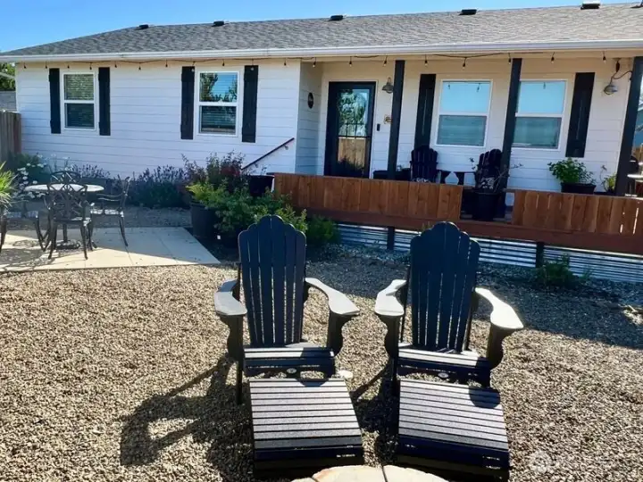 Owner built, owner designed home blocks from the Pacific Ocean.