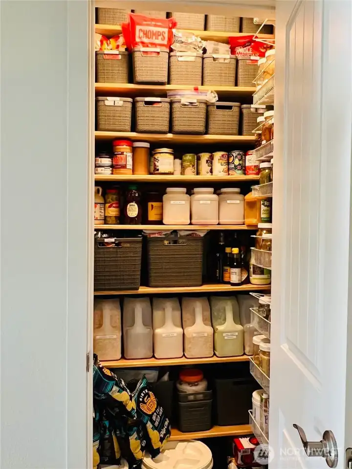 Pantry off the kitchen.