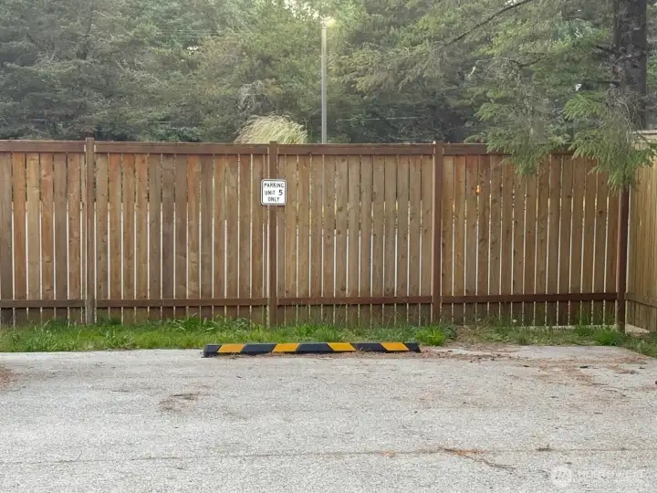Unit 5 parking space 1 of 2
