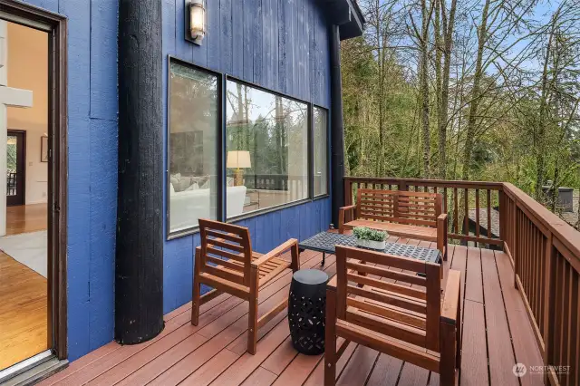 Patio outside of living room