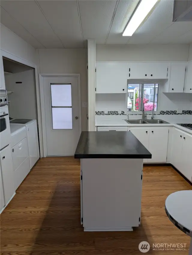 Kitchen, view from eating space