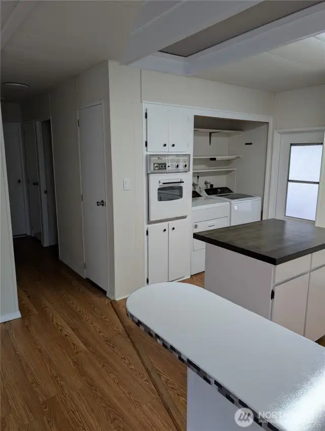 Kitchen, view from family room