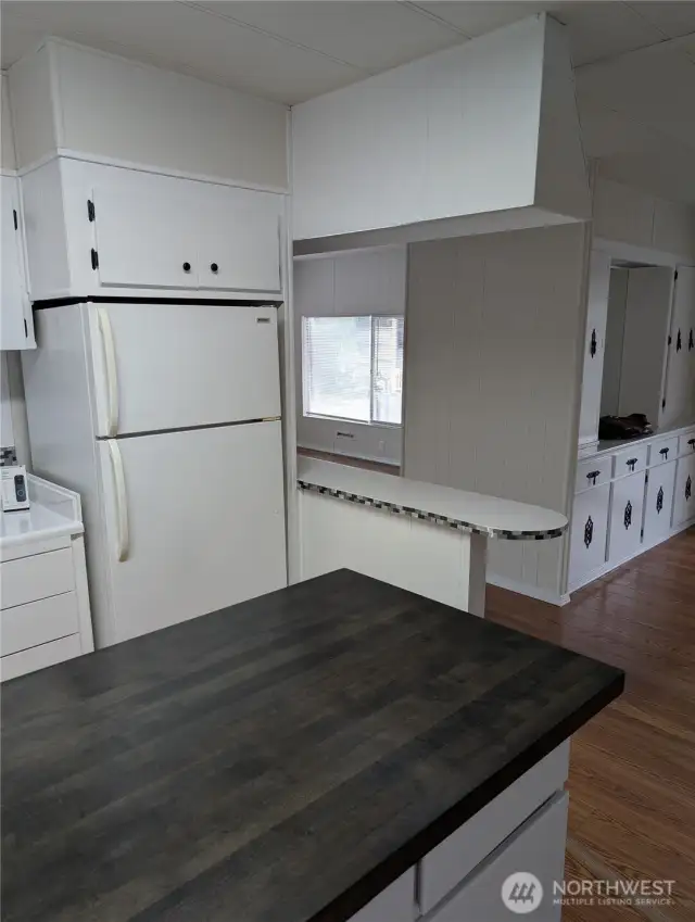 Kitchen, view from back door