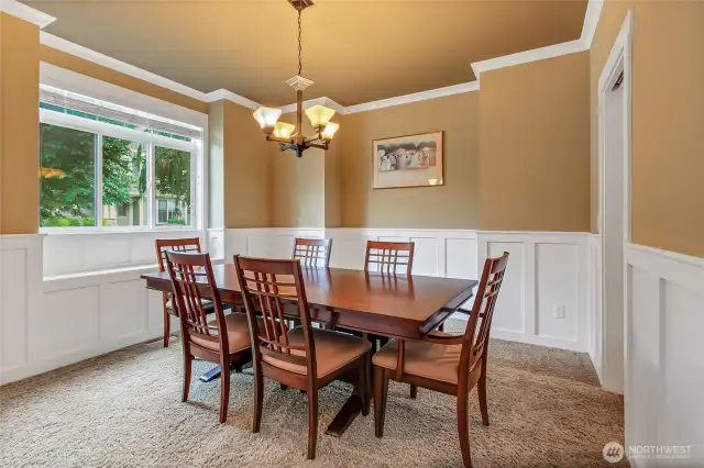 Formal dinning room.