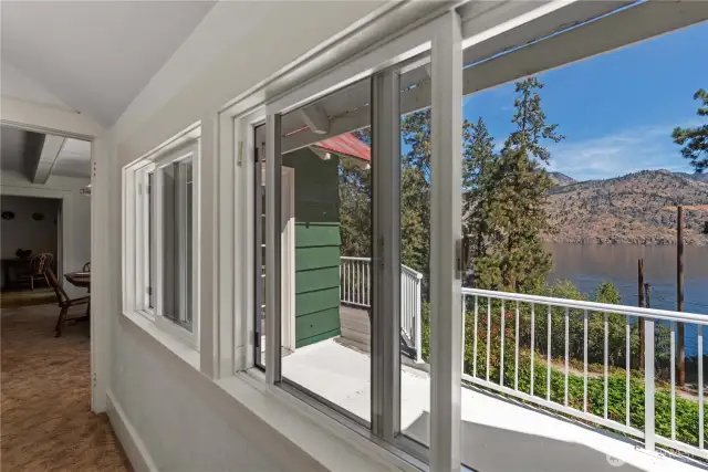Every room has a view, even this hallway.