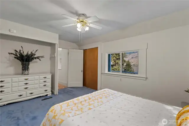 This room is really big and the window frames yet another view of Lake Chelan.