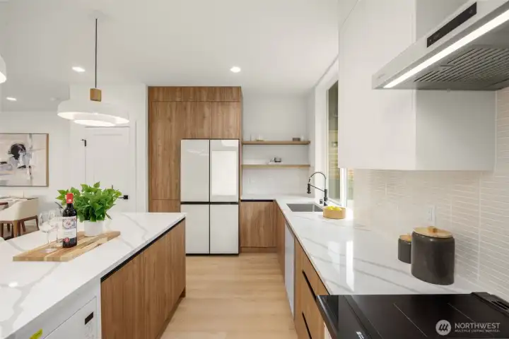 Generous counter space and thoughtful design make cooking a joy—not a chore.
