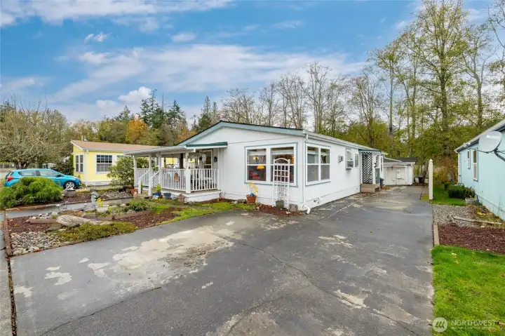 Single level home in a 55+ community.