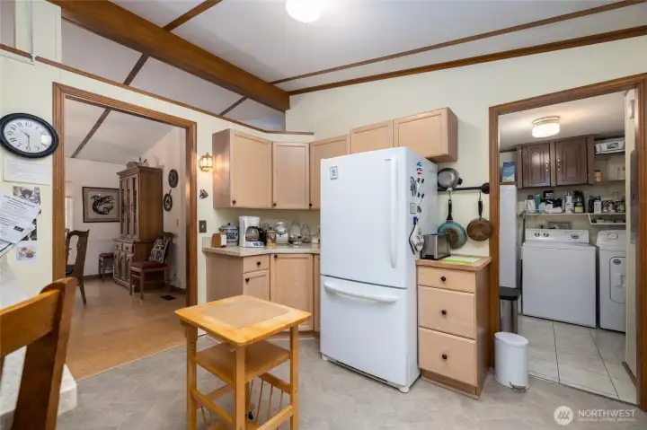 Plenty of storage and counter space.