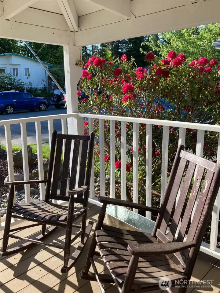 Enjoy the from porch/patio.