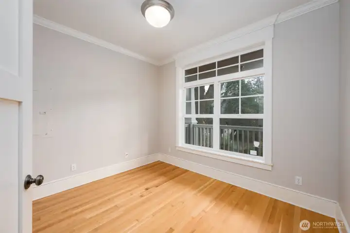 Main floor bedroom or easily can be an office just off the entrance