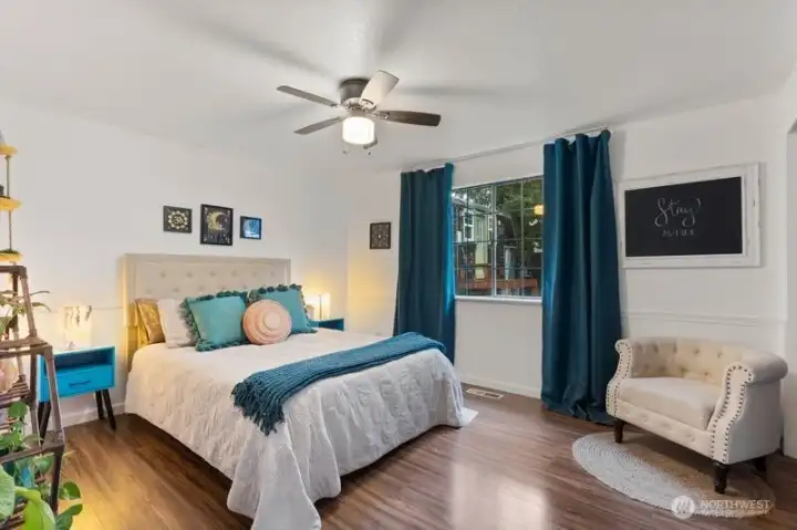 View of the second bedroom.