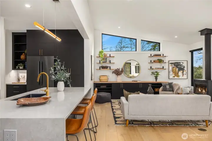 The inspired open floor plan is perfect for everyday living and entertaining.