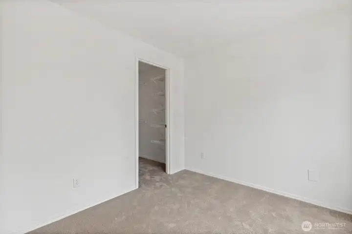 Second bedroom walk-in closet
