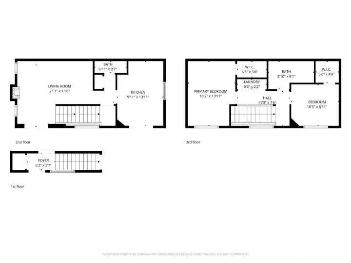 Floor Plans - all 3 levels