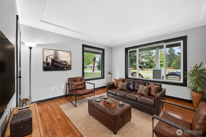 Virtually staged Den/Bonus room.