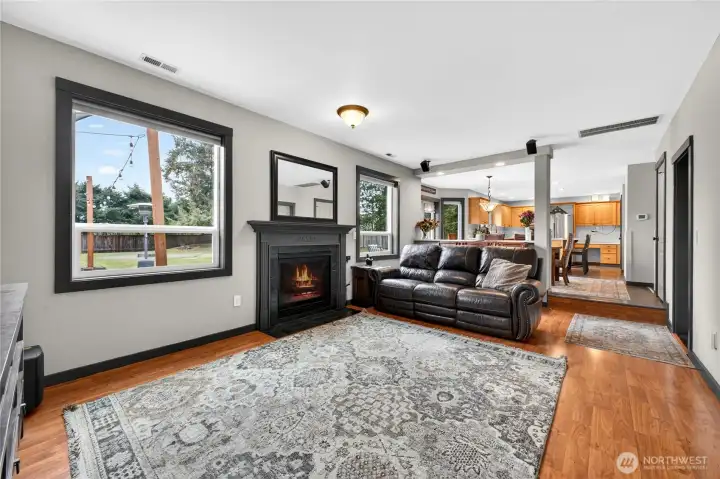 Additional view of the living room.