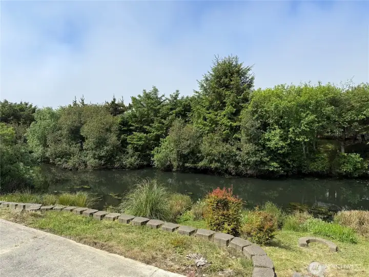 Canal from the back patio