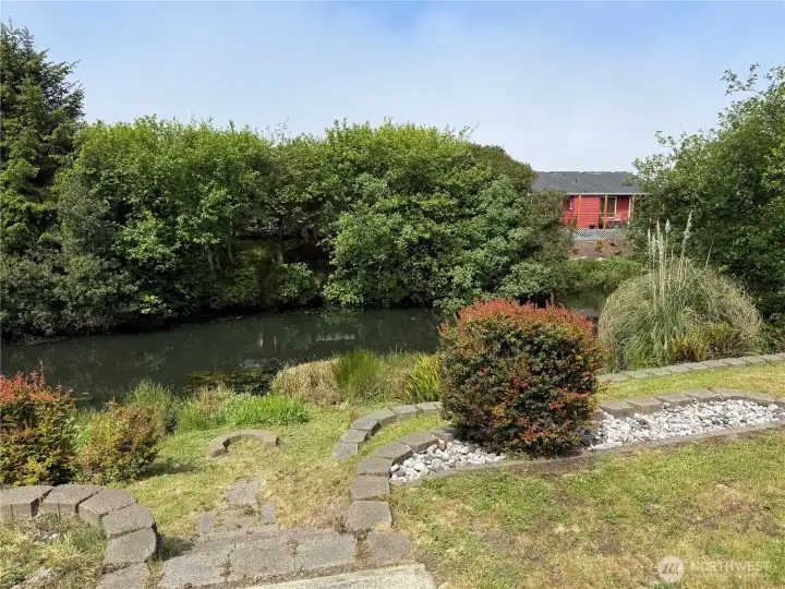 Canal from the back patio