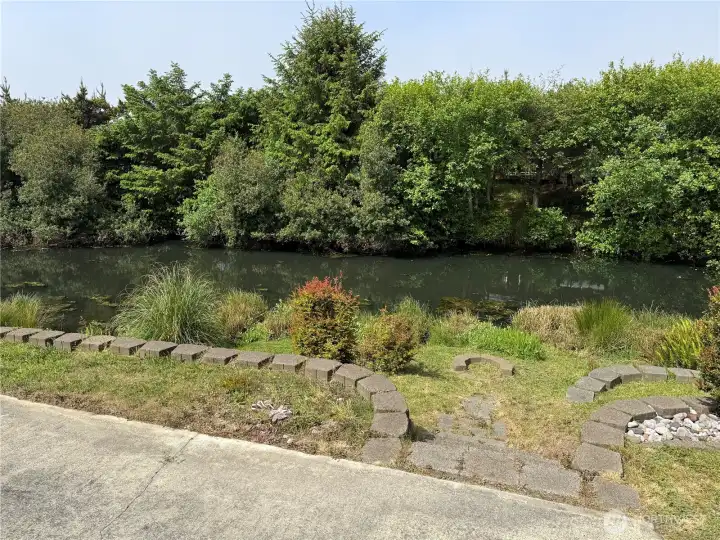 Canal from the back patio