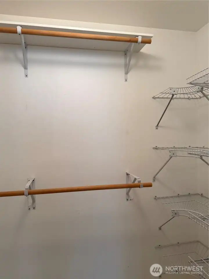 Primary closet