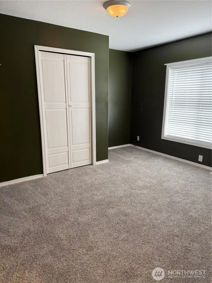 2nd Bedroom easily fits queen