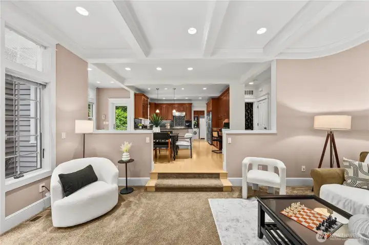 Spacious living opens up to the gorgeous backyard.A floorplan built for entertaining - head straight to find yourself into the dining and kitchen.