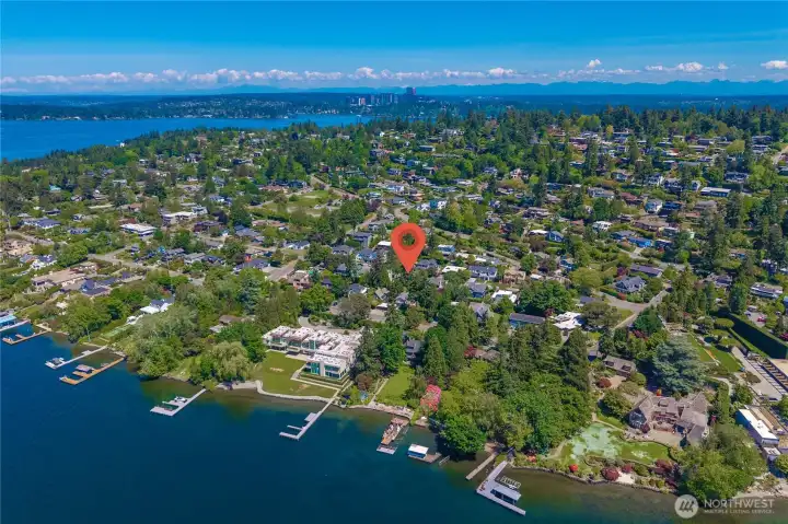 Minutes to Mercer Island Town Center, shopping, dining, and services.