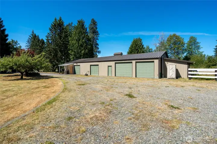 Enormous garage