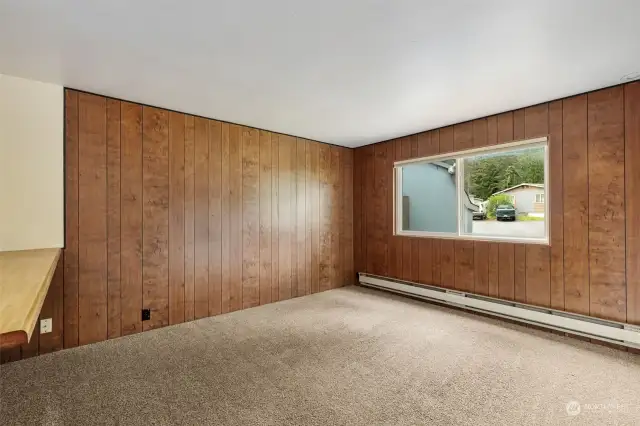 Family room off kitchen