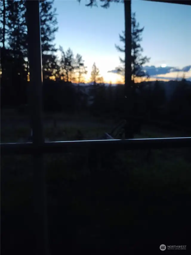 Sunsets from house