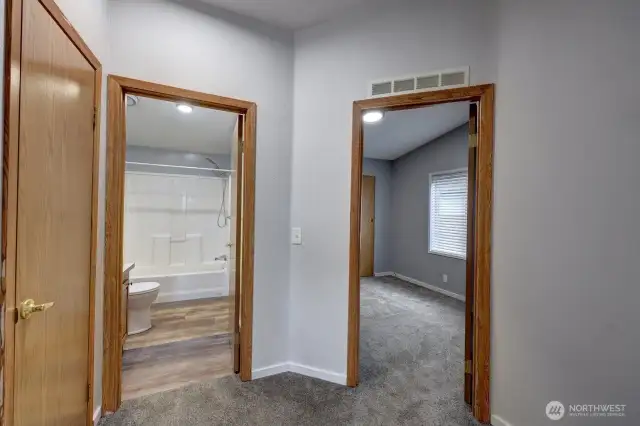 Looking into Bathroom #2 And Bedroom #2